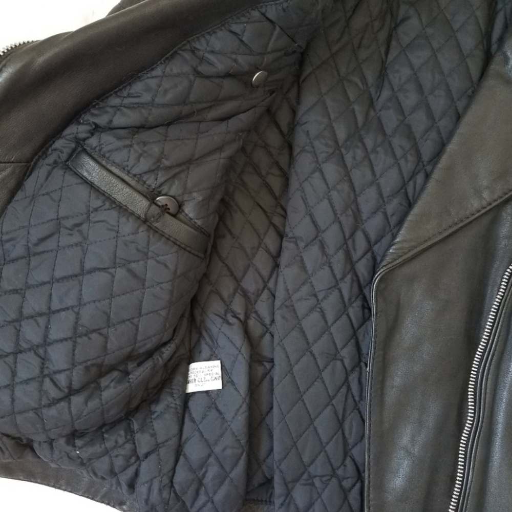 Hein Gericke HARLEY DAVIDSON Moto Jacket Vtg 80s Women's Lined Slim Cut Leather - Picture 11 of 16